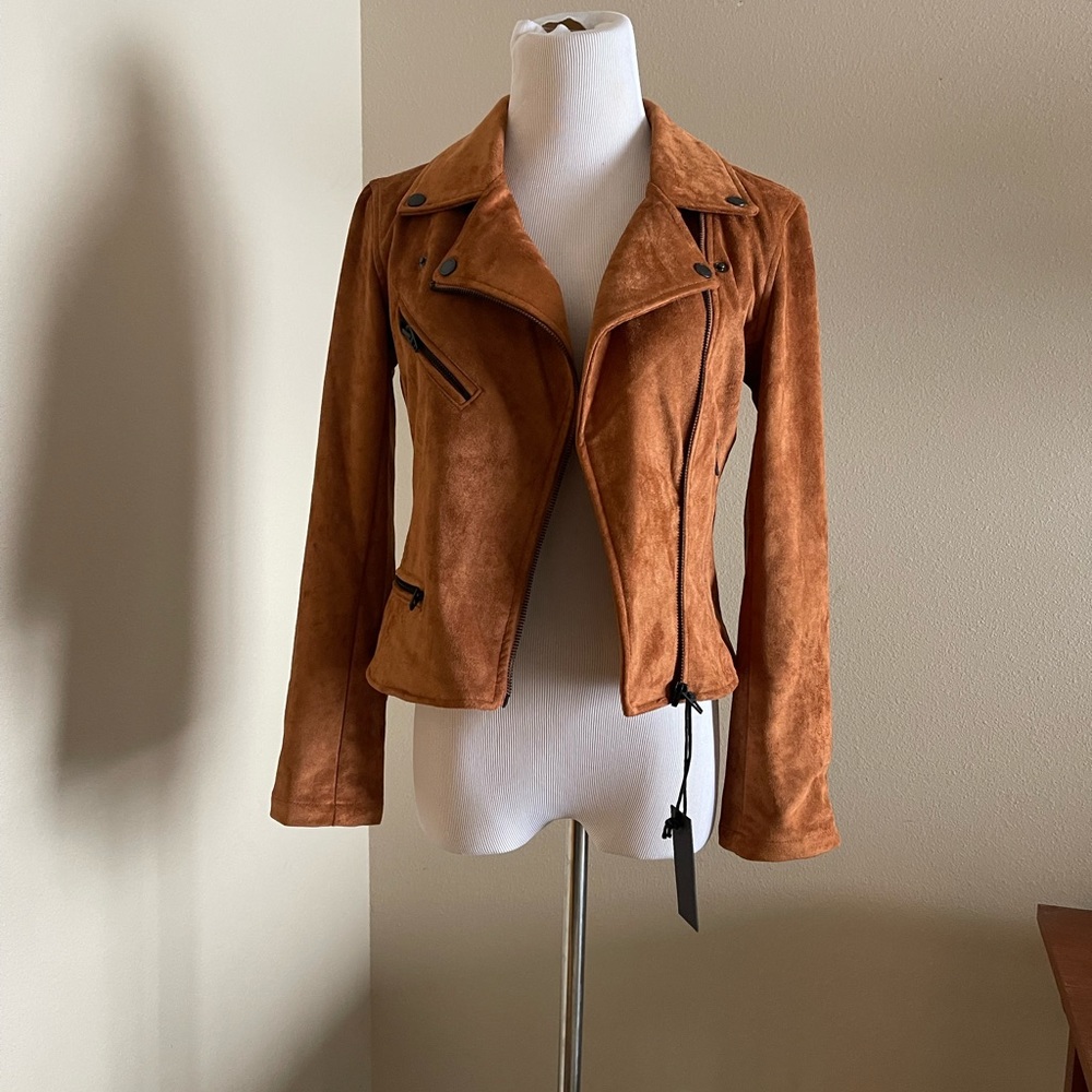 Brand new BLANK NYC suede jacket